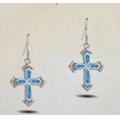 Ornate Cross Earrings